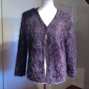 Jacket fuzzy sweater-ish